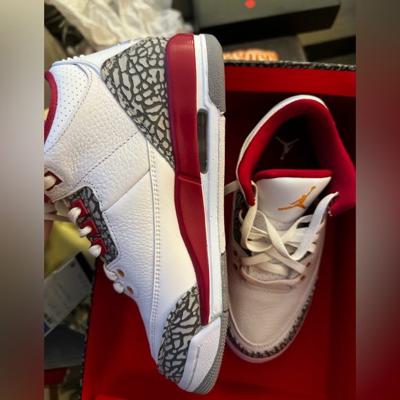 Air Jordan 3 Retro Cardinal Red - Picture 2 of 5